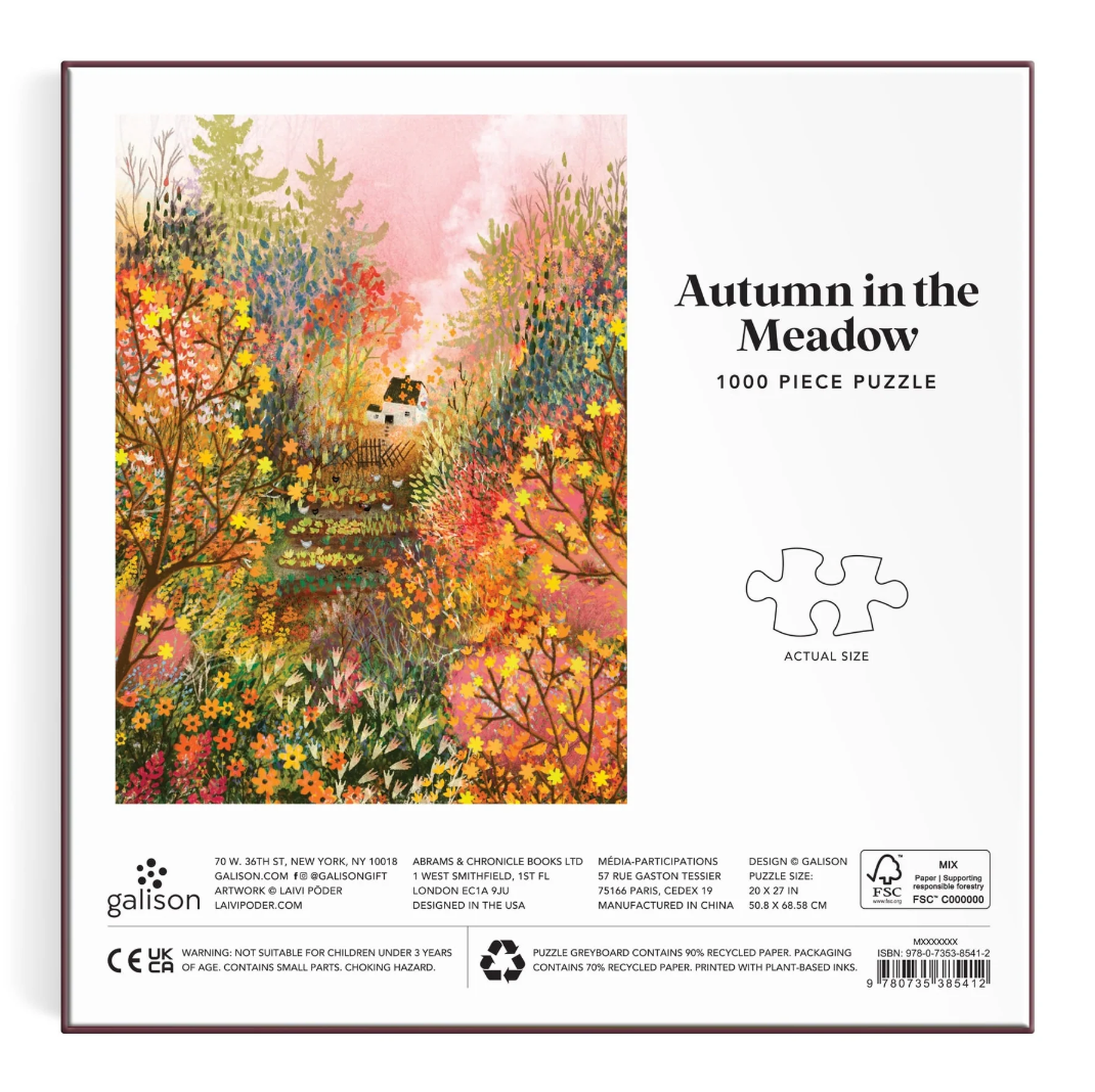 Puzzle Autumn in the Meadow 1,000 piece
