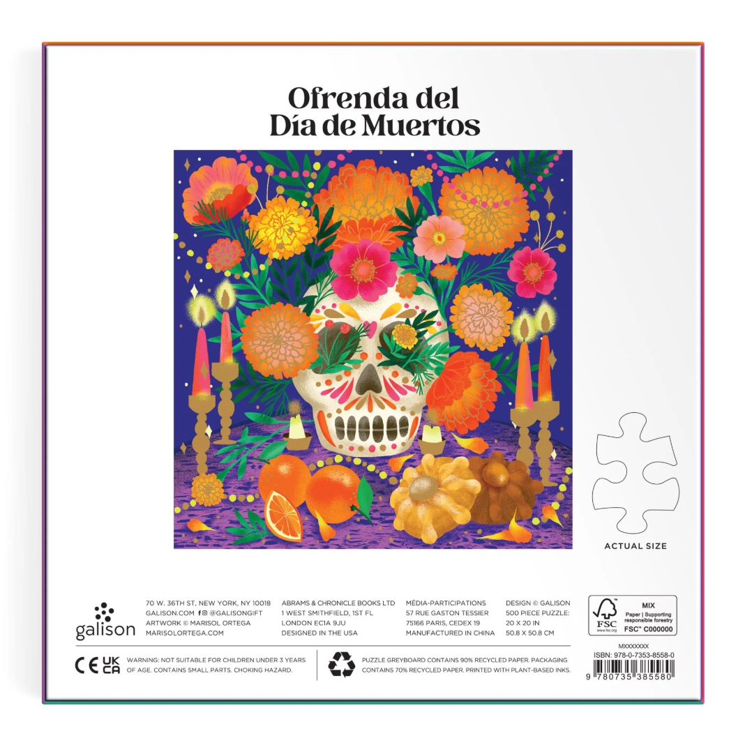 Puzzle Ofrenda Día de Muertos 500 piece