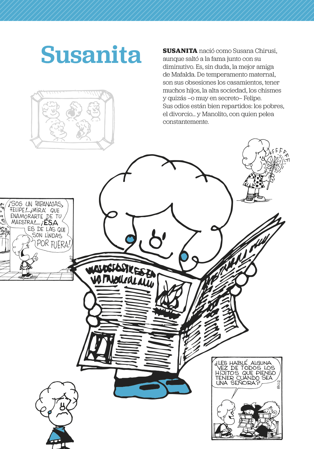Agenda Mafalda 2026 Anillada Columna Roja