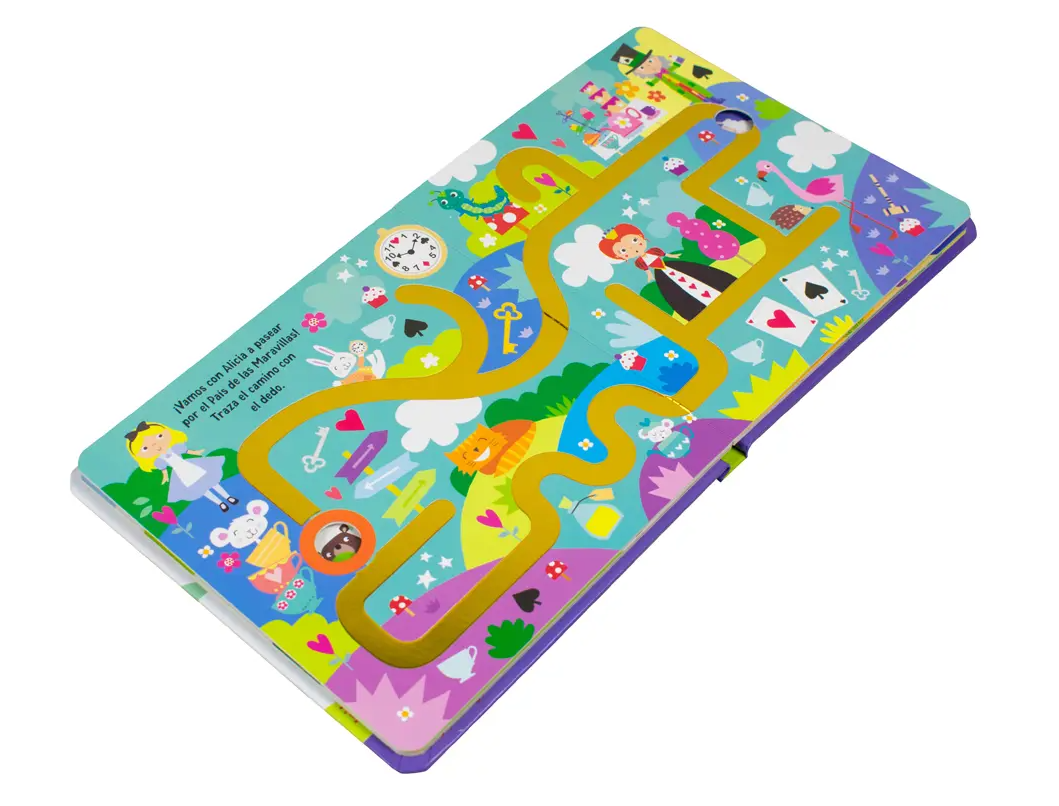 Sigue El Camino Por El Laberinto. Cuentos De Hadas