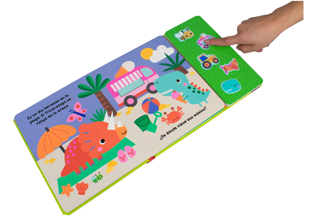 Quienes son esos Dinosaurios - con cinco botones suavecitos