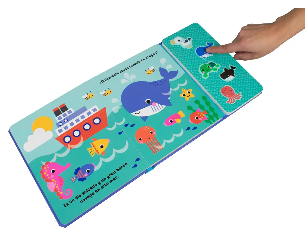 Quienes Son Esos Animales Marinos - Con cinco botones suavecitos