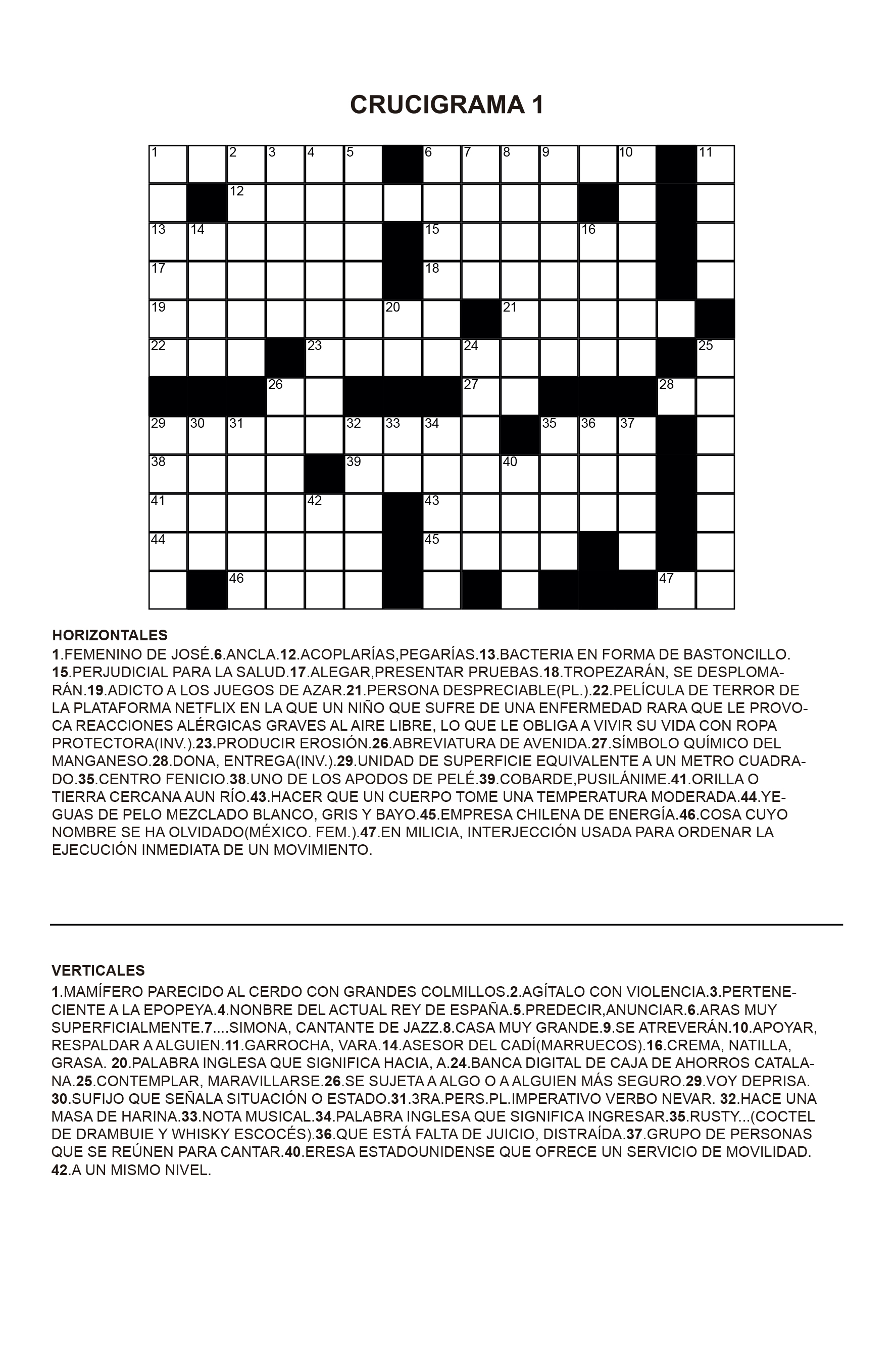Crucigramas portada azul 320 pag.