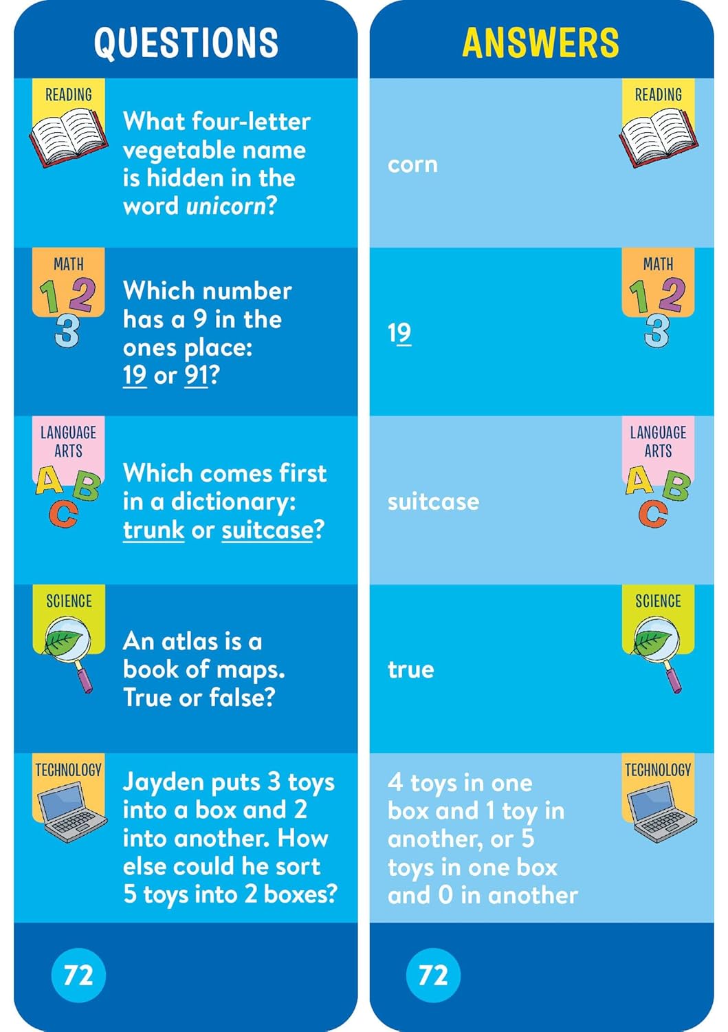 Brain Quest 1st Grade Smart Cards