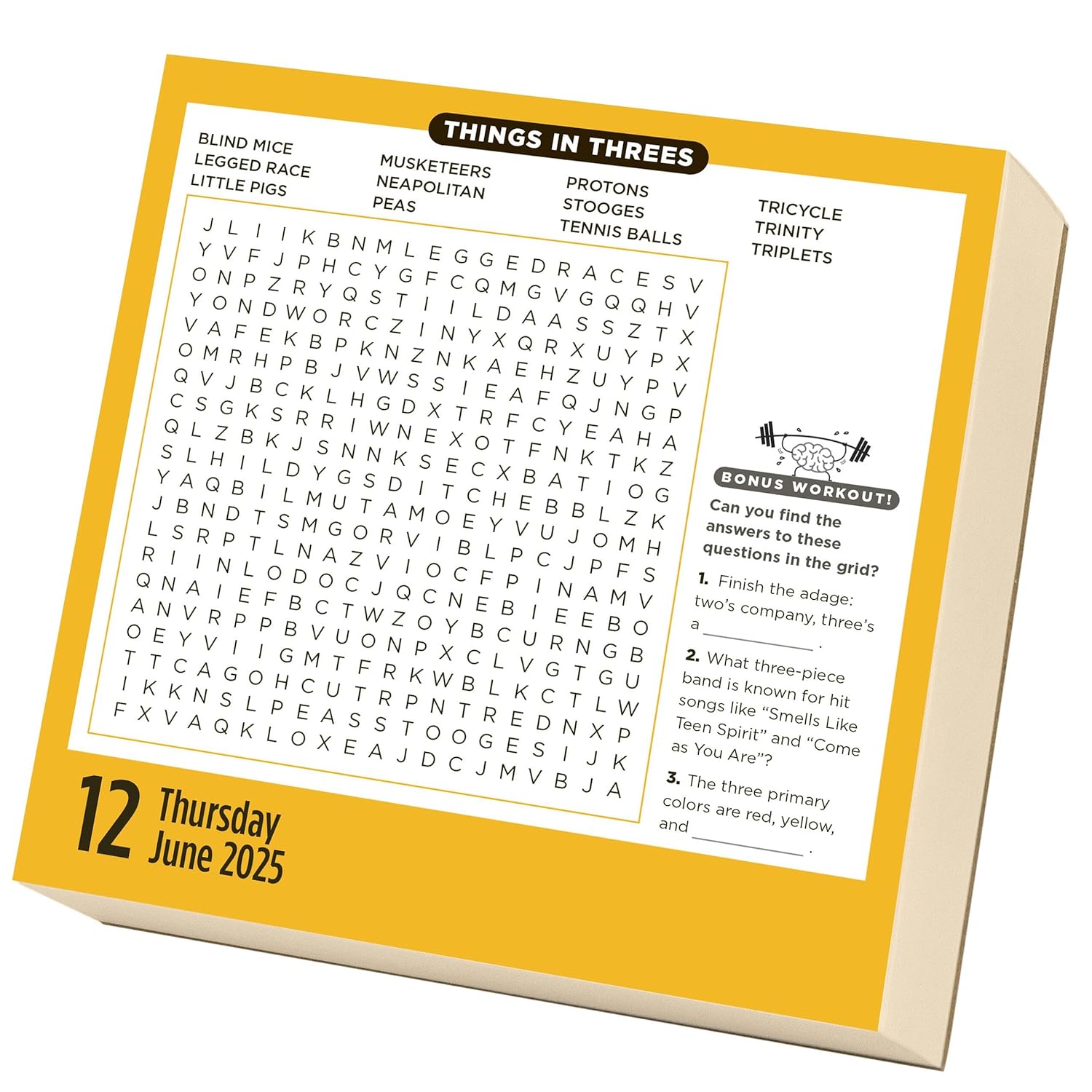 WC 2025 Brain Workout Word Search