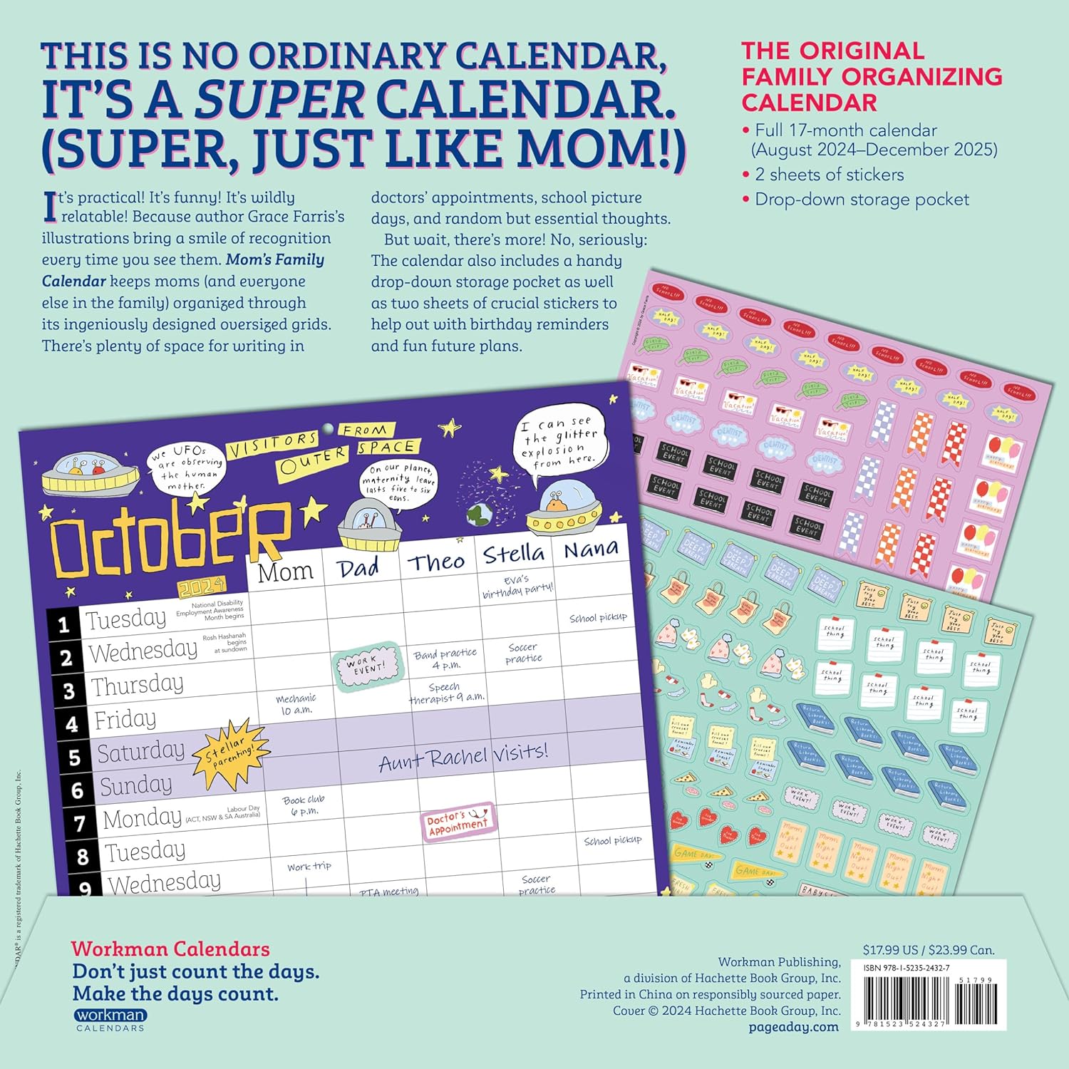 WC 2025 Mom's Family Calendar