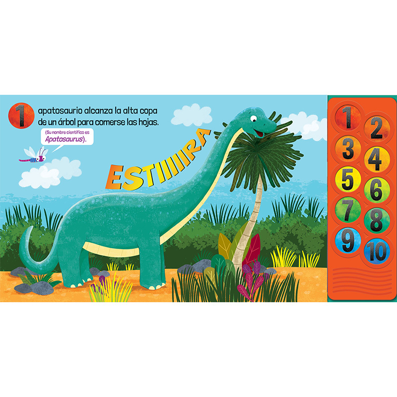 1234 Cuenta como los dinosaurios