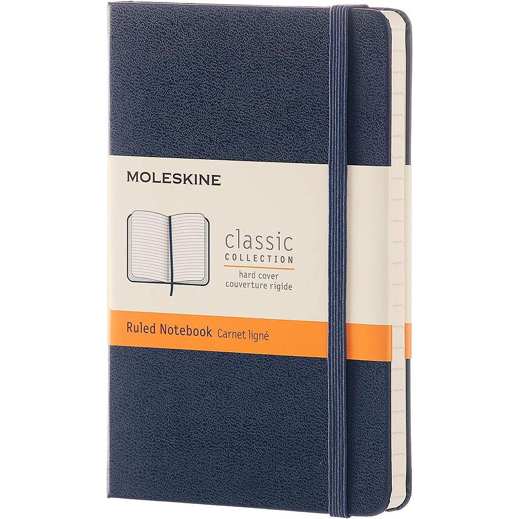 MS Ruled Pocket Blue