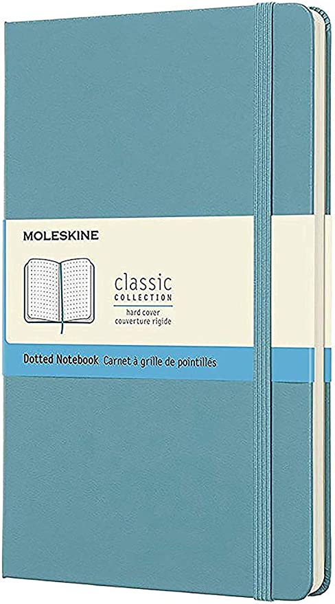 MS Notebook, Large, Dotted blue