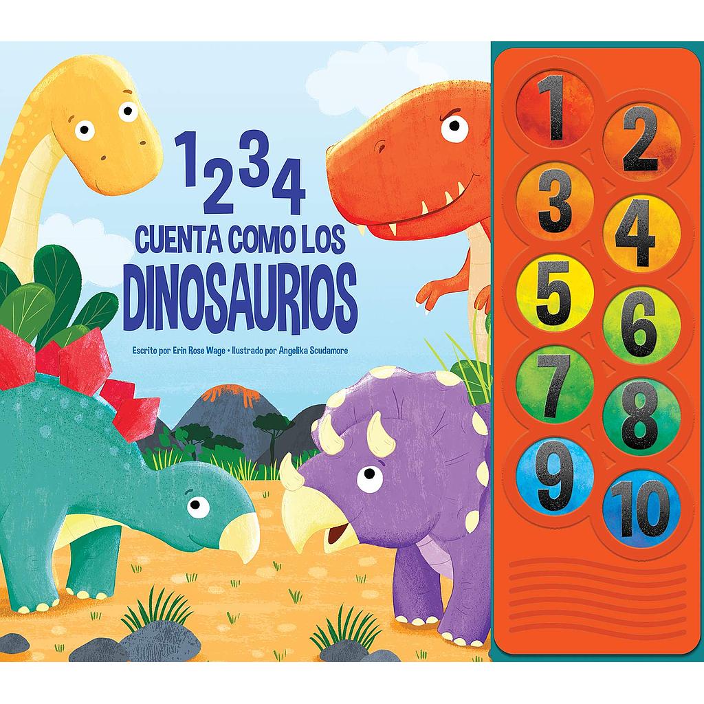 1234 Cuenta como los dinosaurios