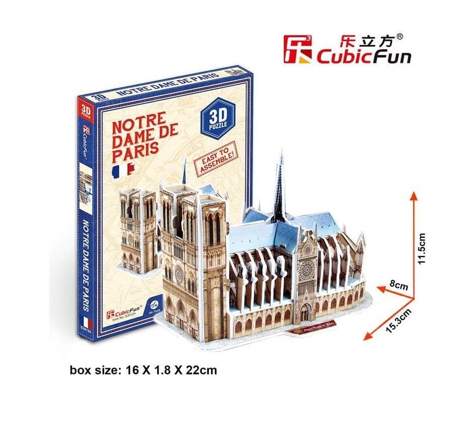 Puzzle 3D Notre Dame 39 PCS