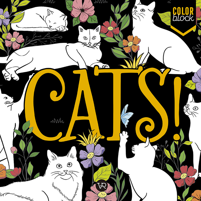 Color Block Cats