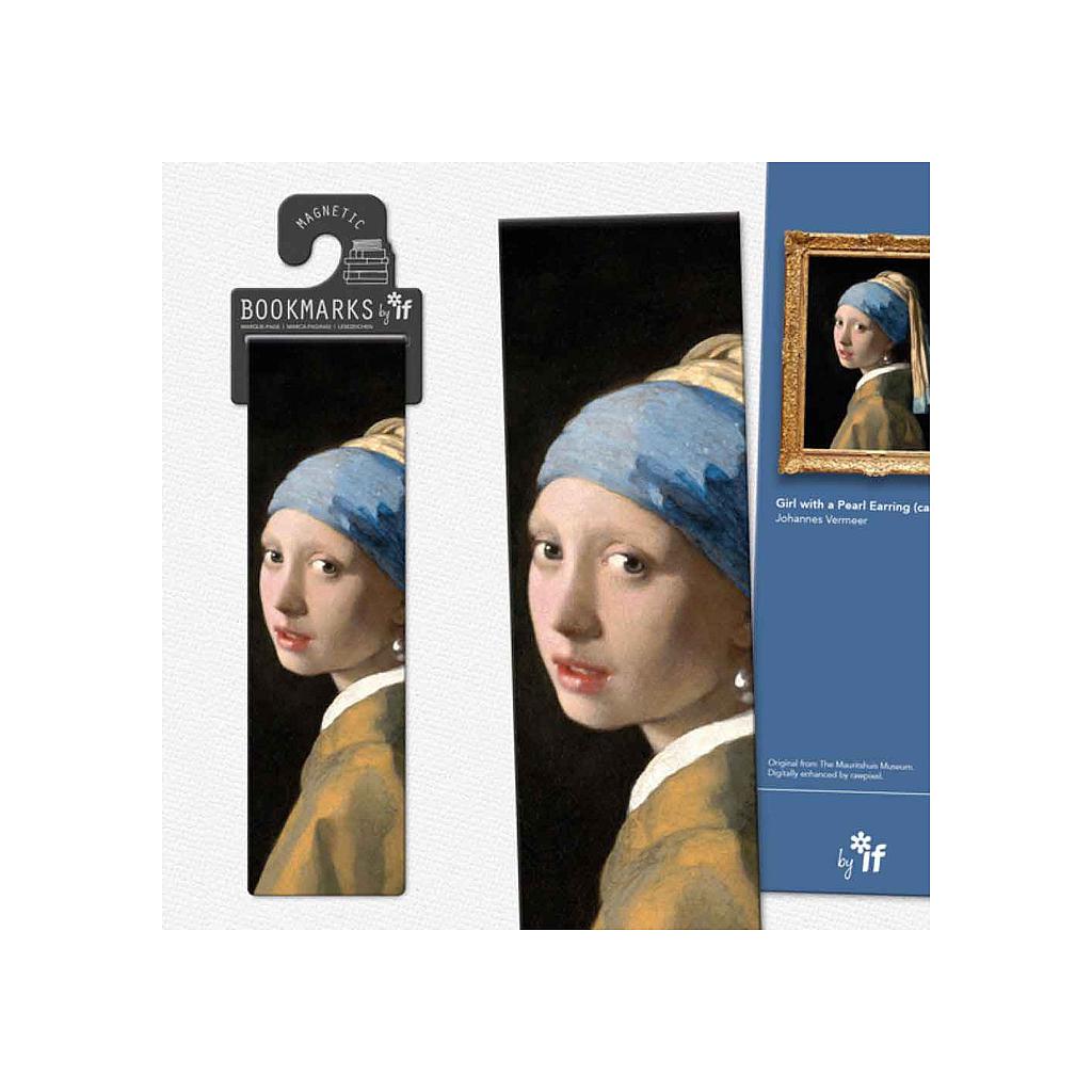 Bookmarks Magnetic Girl with a pearl earring