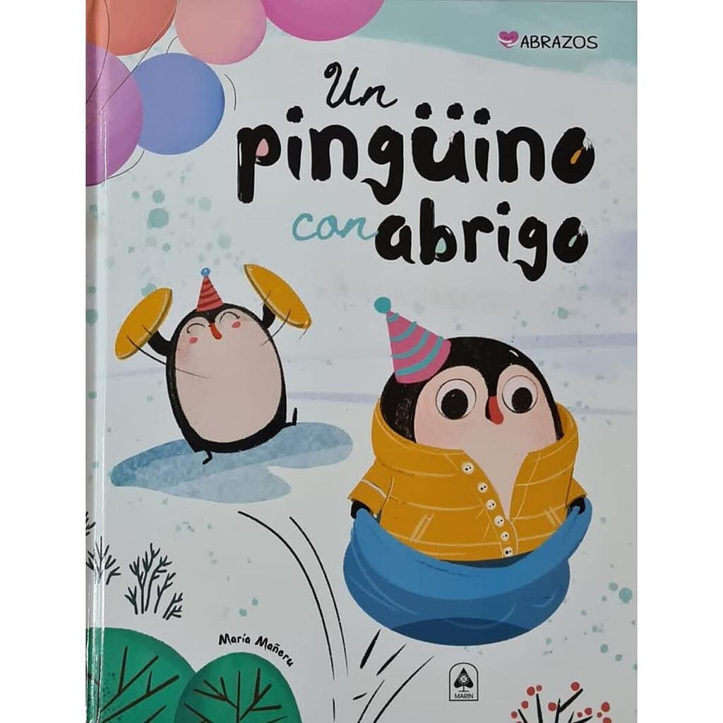 Un pinguino con abrigo