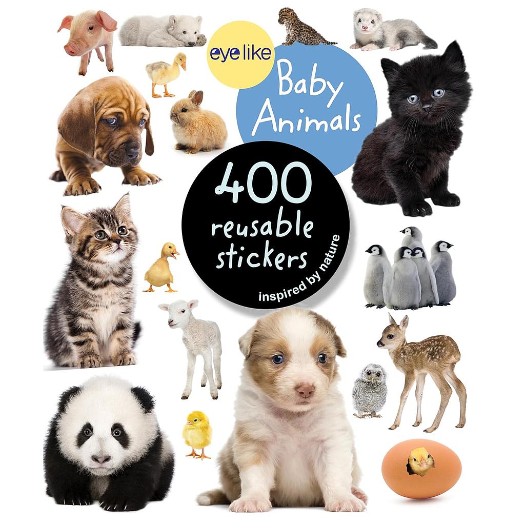 Eyelike Baby Animals 400 reusable stickers