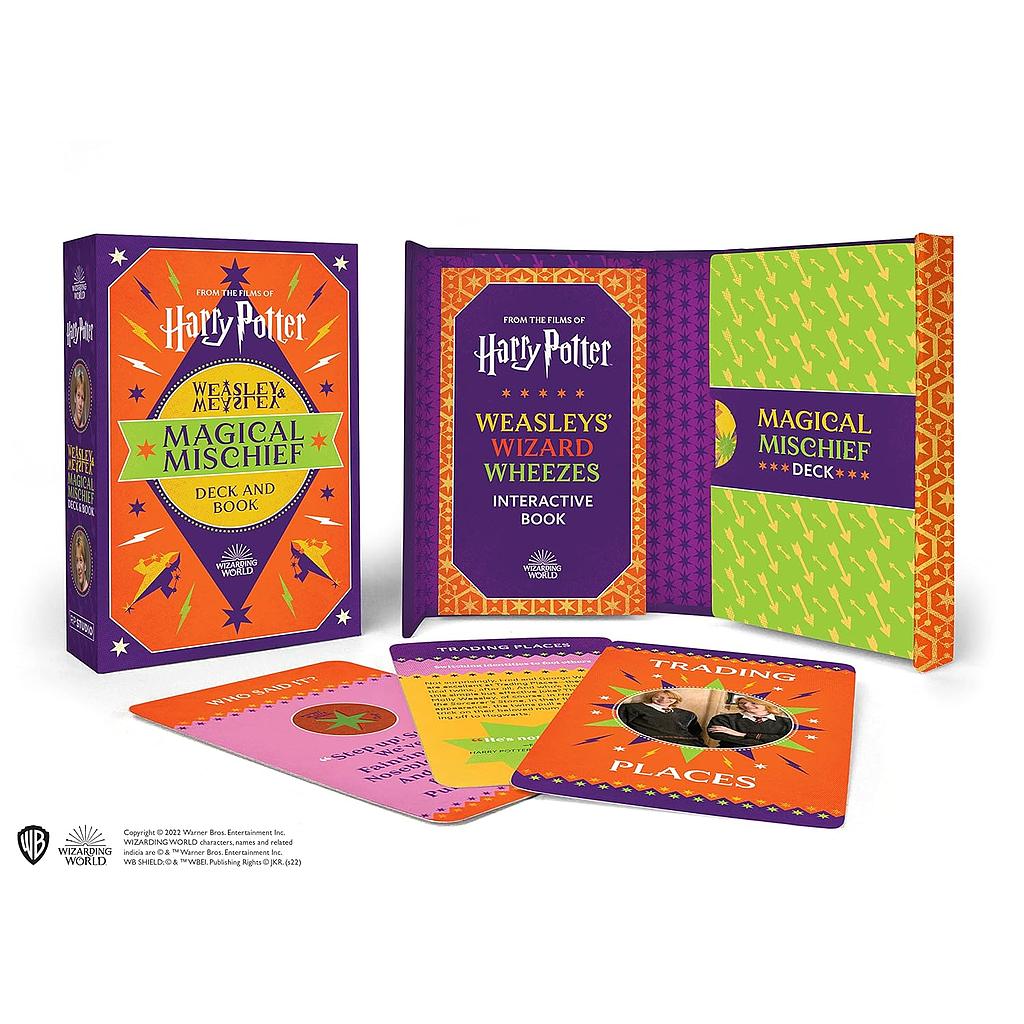 Harry Potter Weasley &amp; Weasley Magical Mischief Deck and Book Cards