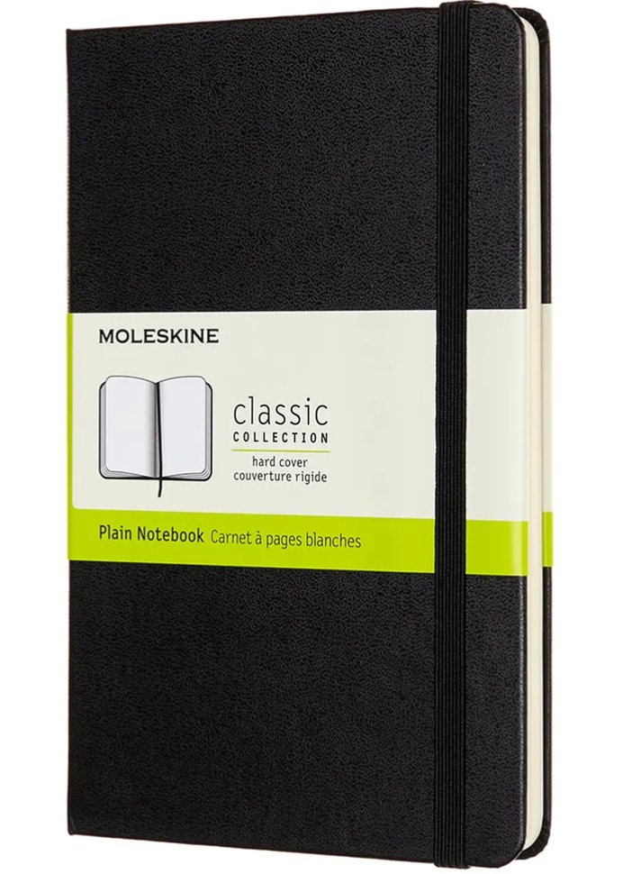 Moleskine Classic Notebook Plain Black