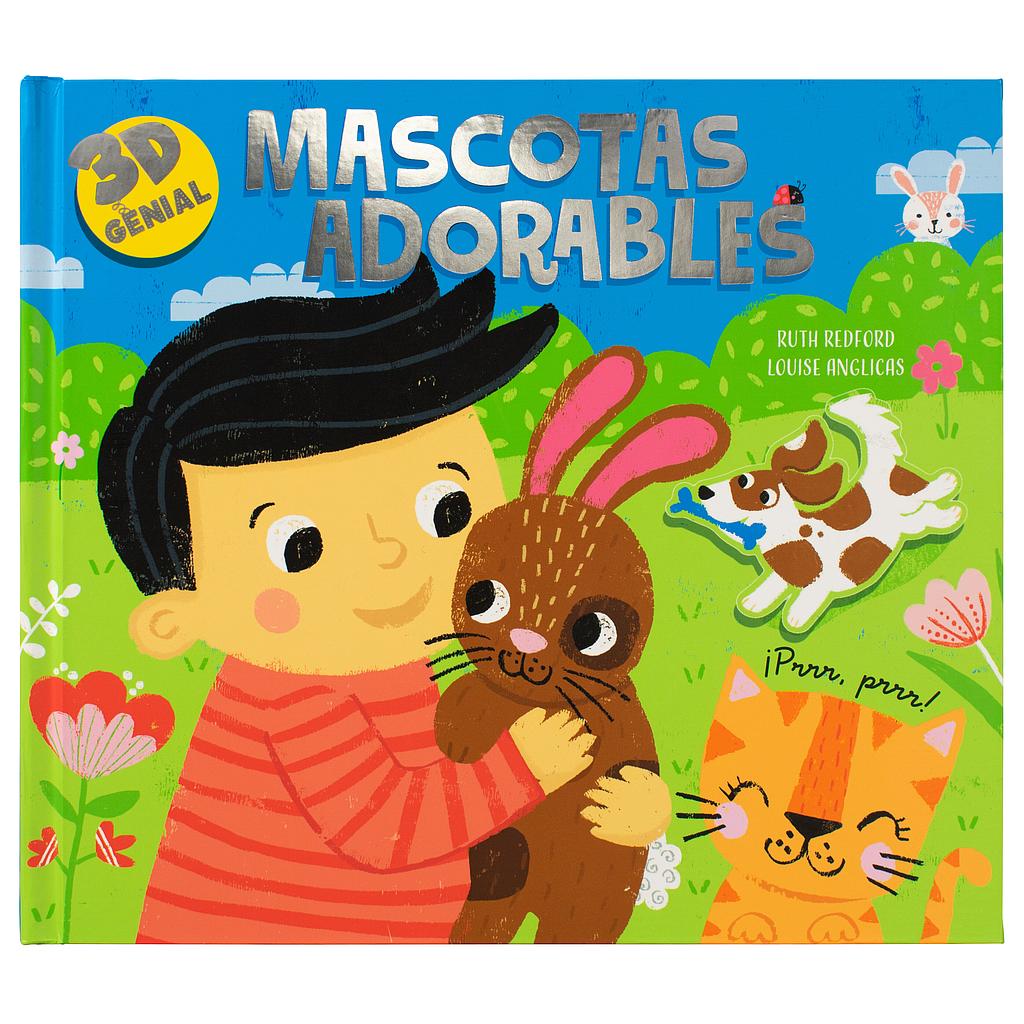 Mascotas adorables libro en 3D