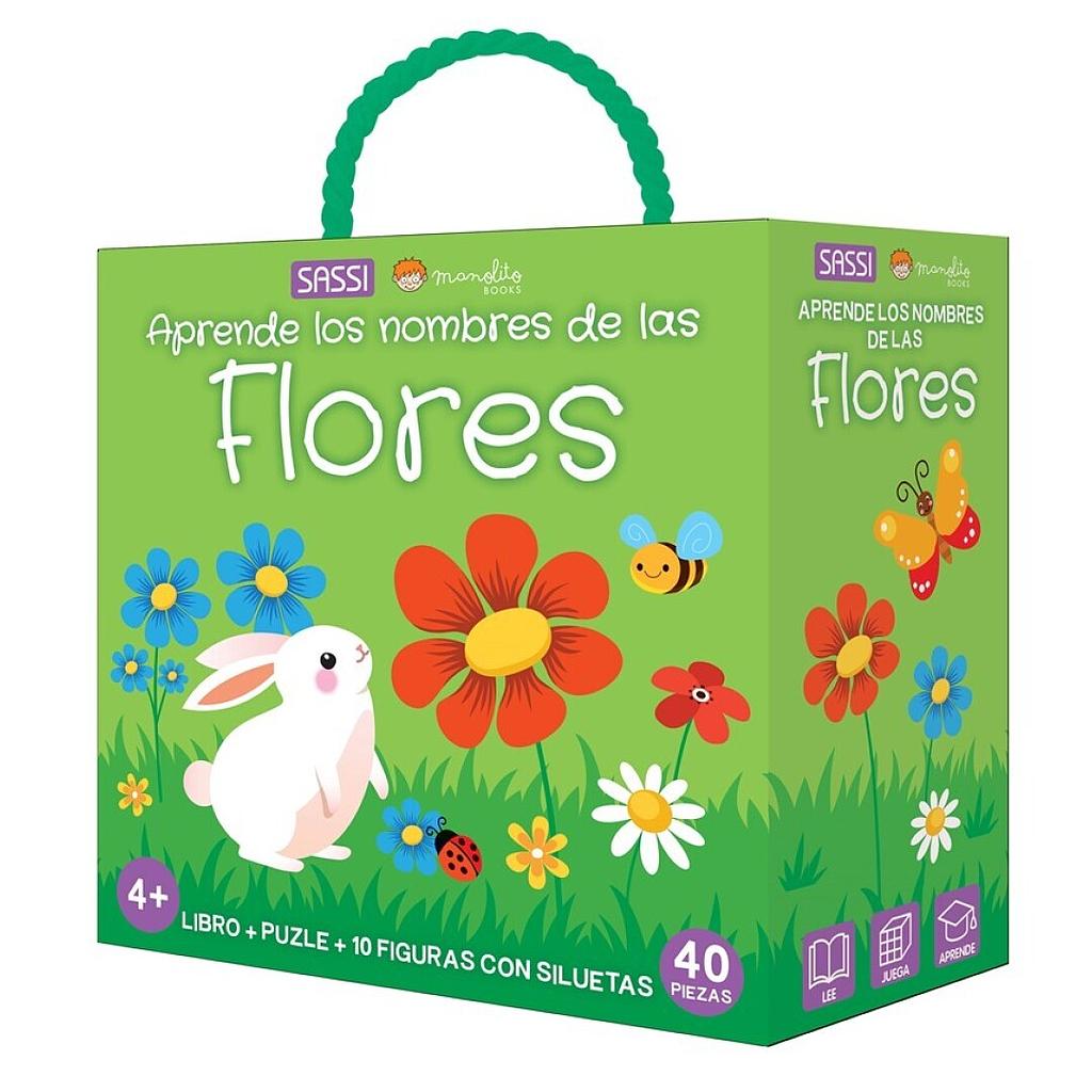 Las flores - Libro y Puzzle