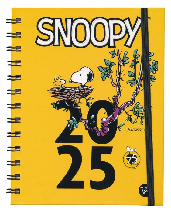 Agenda 2025 Snoopy - Amarilla