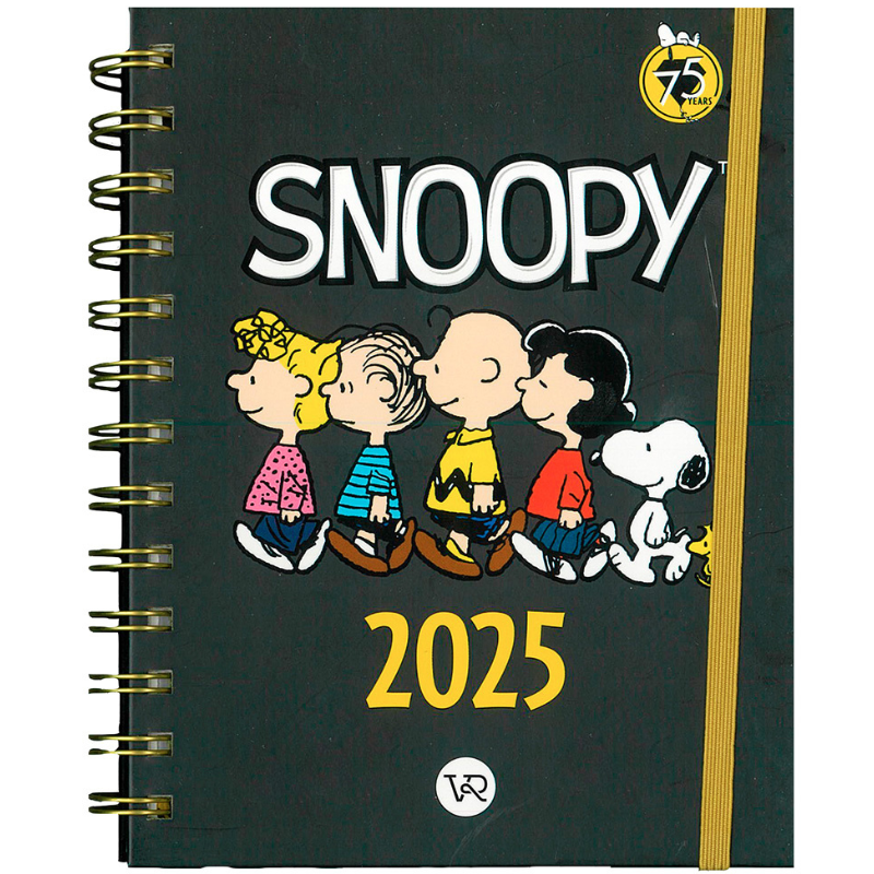 Agenda 2025 Snoopy - Negra