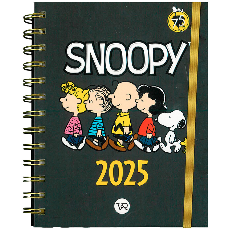 Agenda 2025 Snoopy Negra