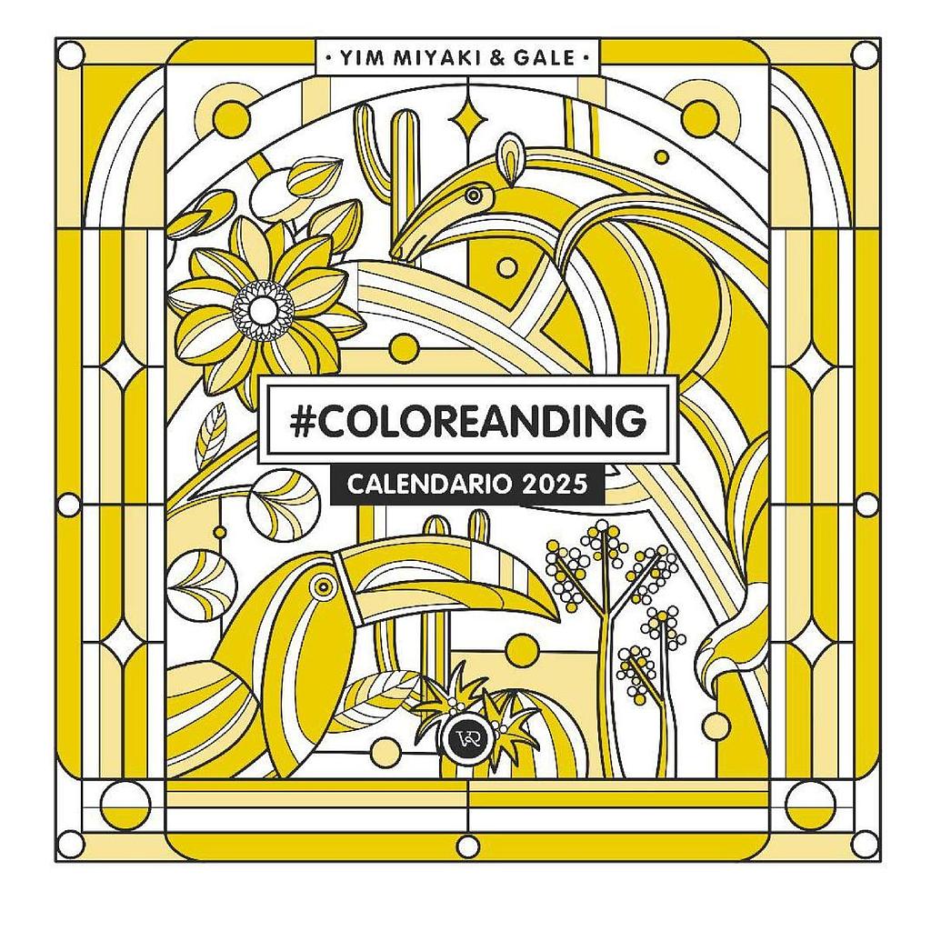 Calendario de pared 2025 Coloreanding