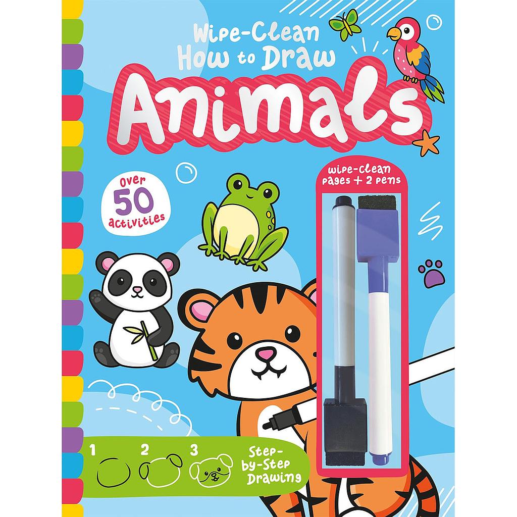 Wipe-Clean How to Draw Animals