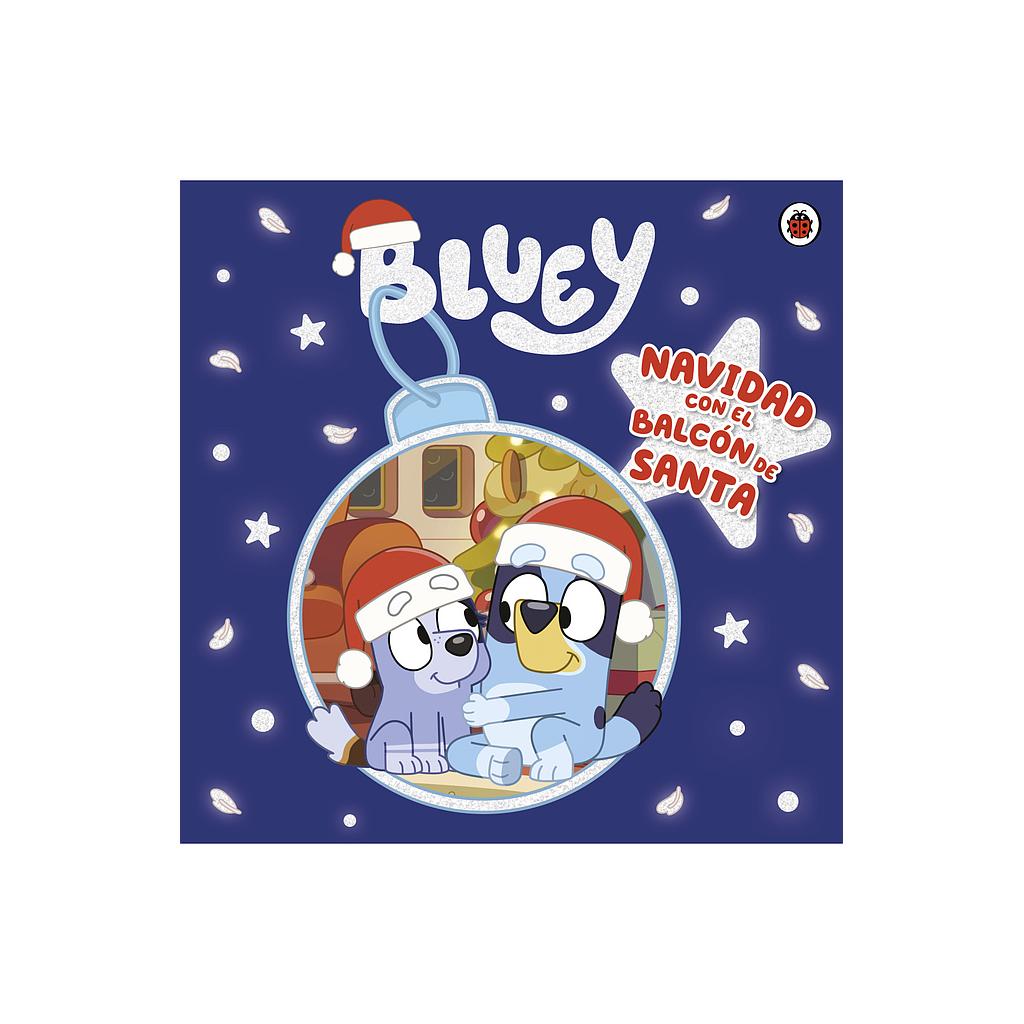 Bluey Navidad con el balcon de Santa