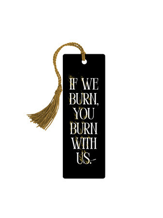 Bookmark Hunger games we burn
