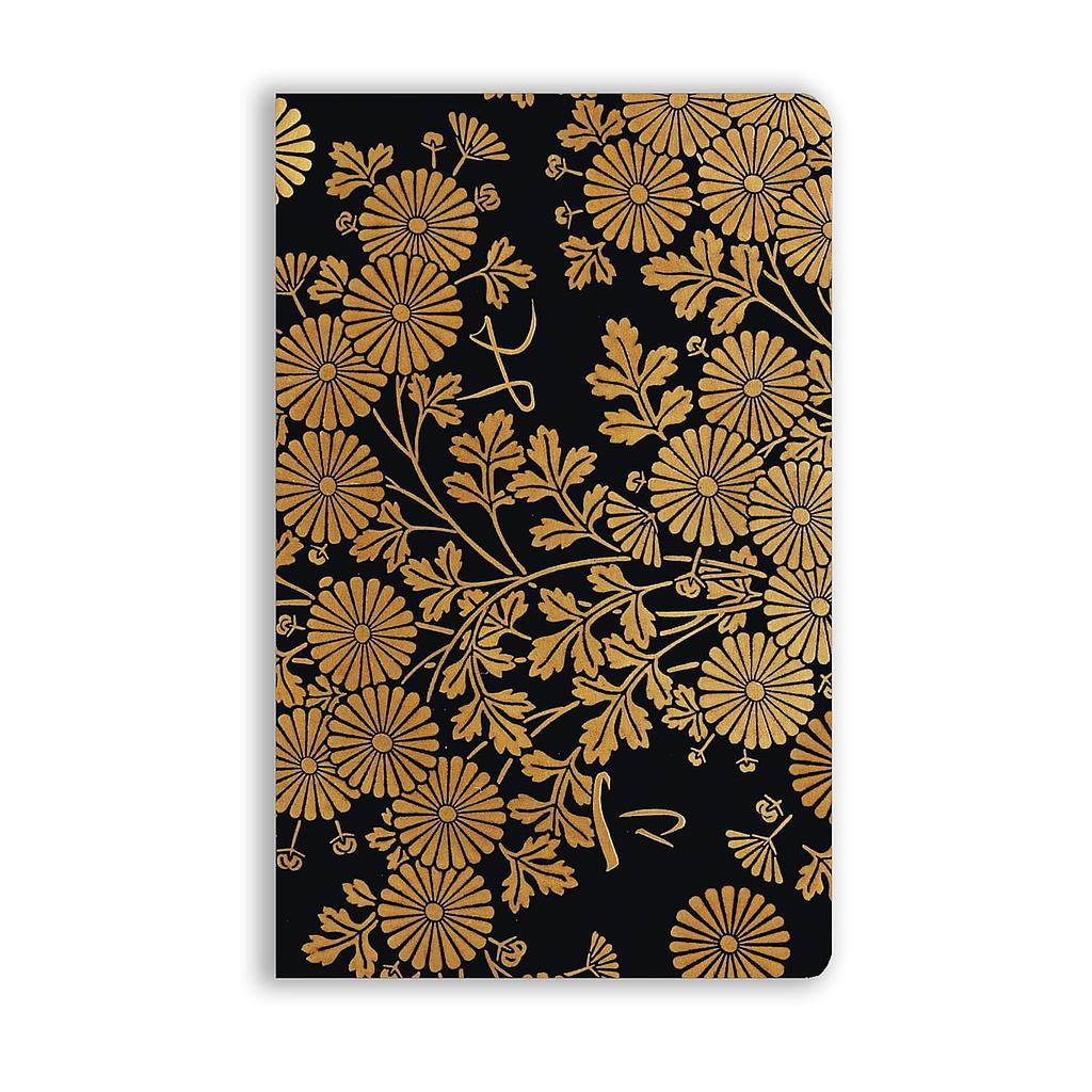 Journal Uematsu Hobi Box Decorated with Chrysanthemums