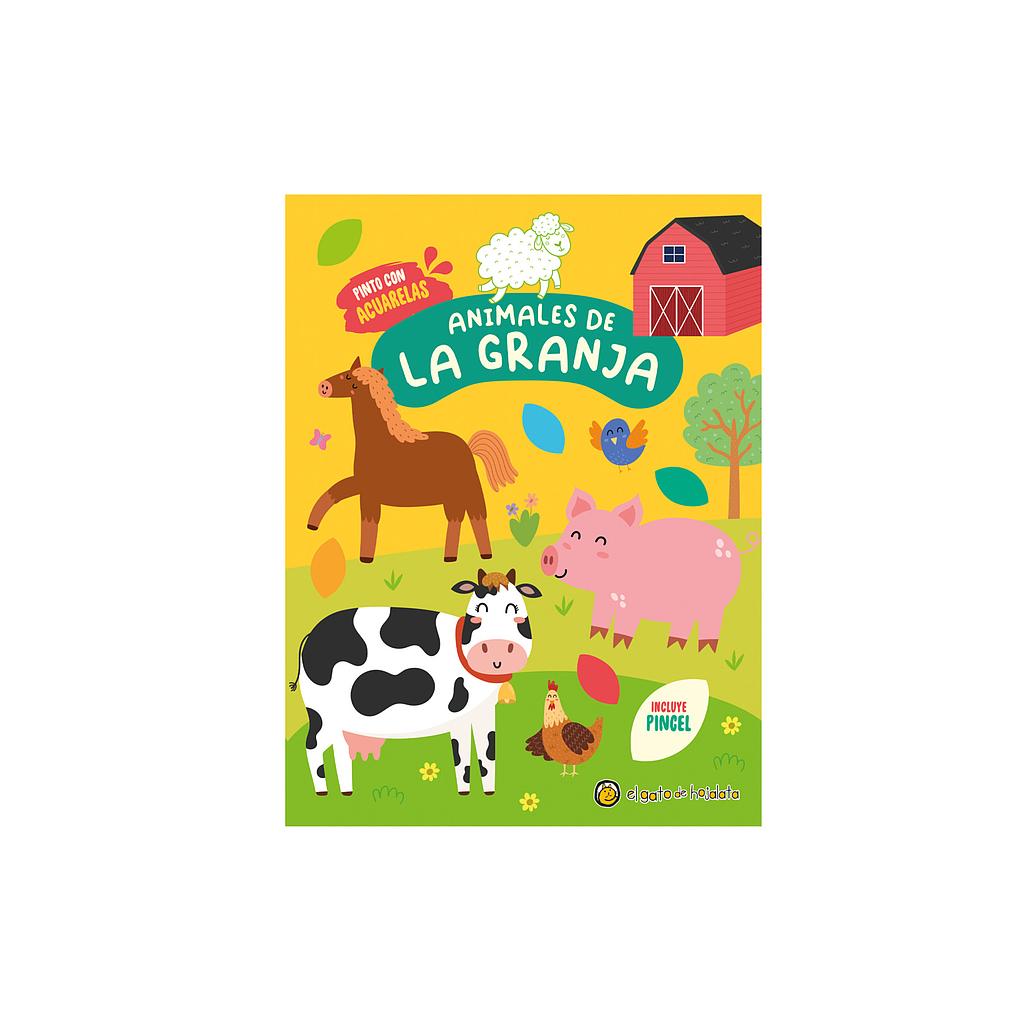 Pinto con acuarelas la granja