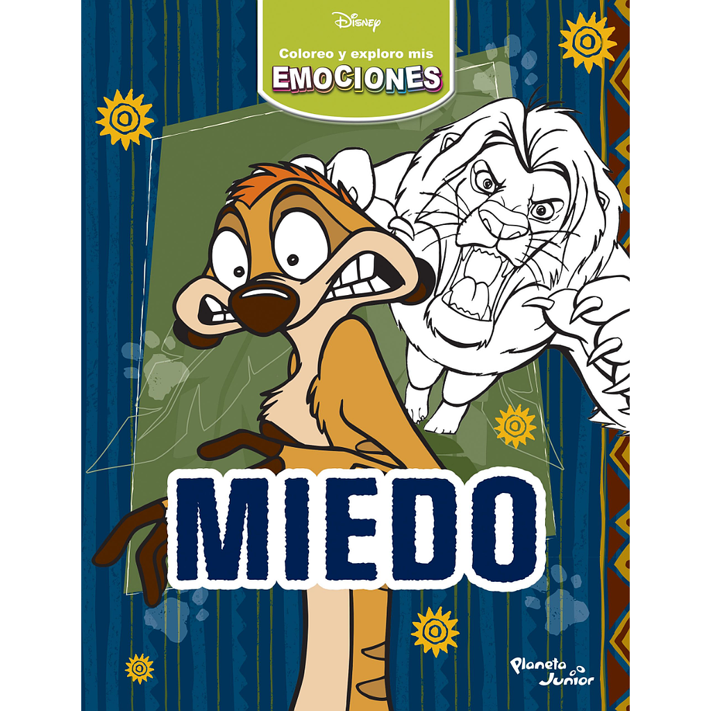 Coloreo y exploro mis emociones. Miedo