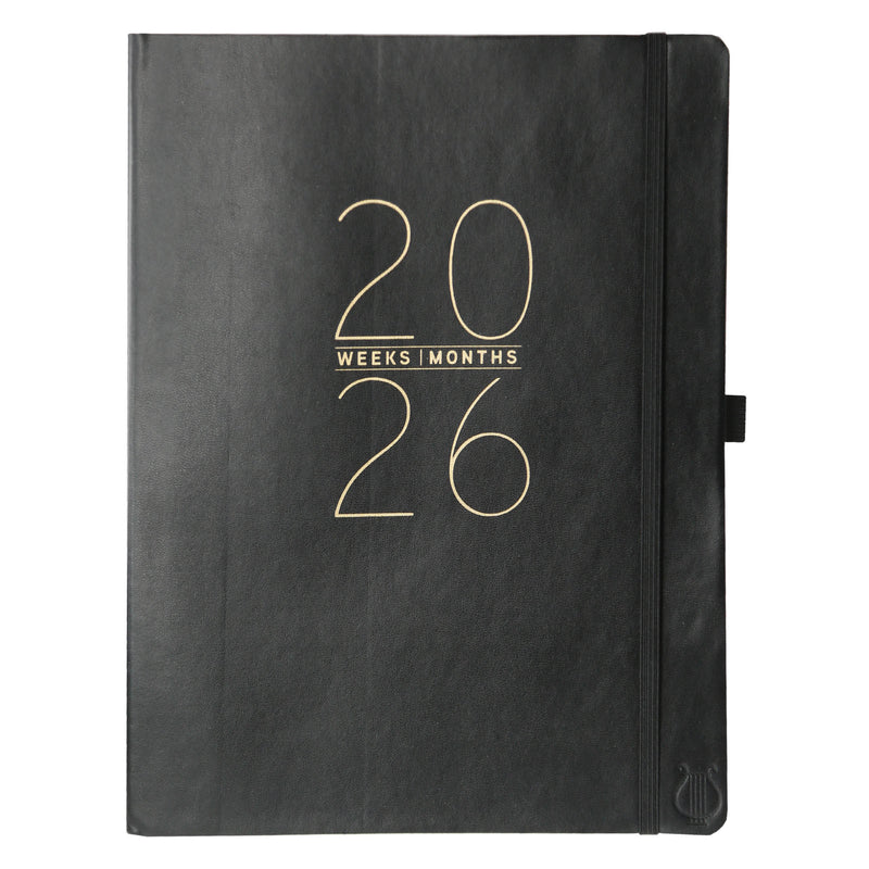 Planner Apollo Collection Black PU802626