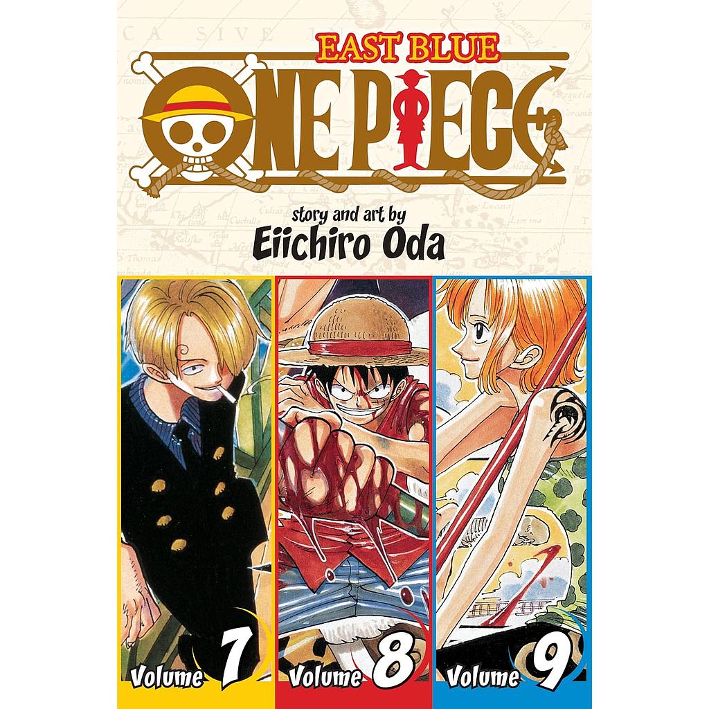 One Piece 3-in-1 Vol. 7 8 9