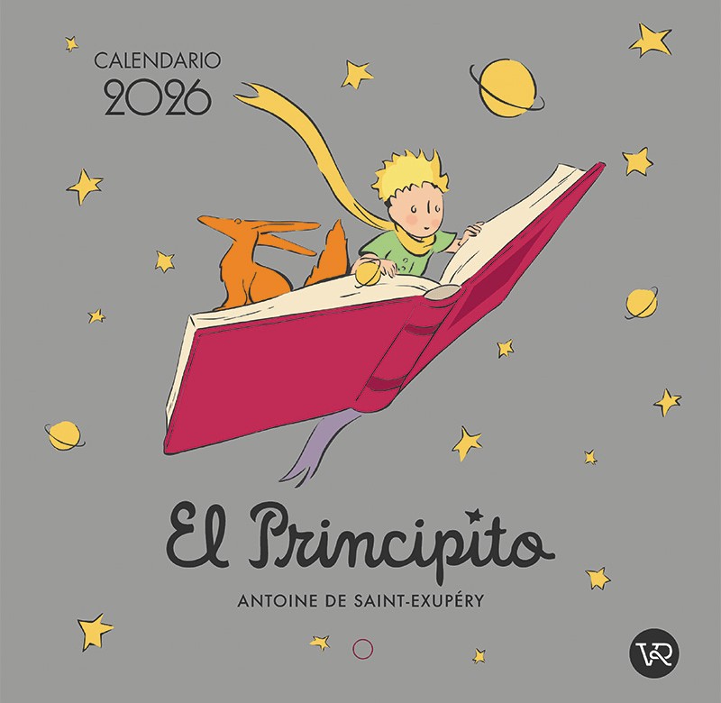 Calendario de pared 2026 El Principito