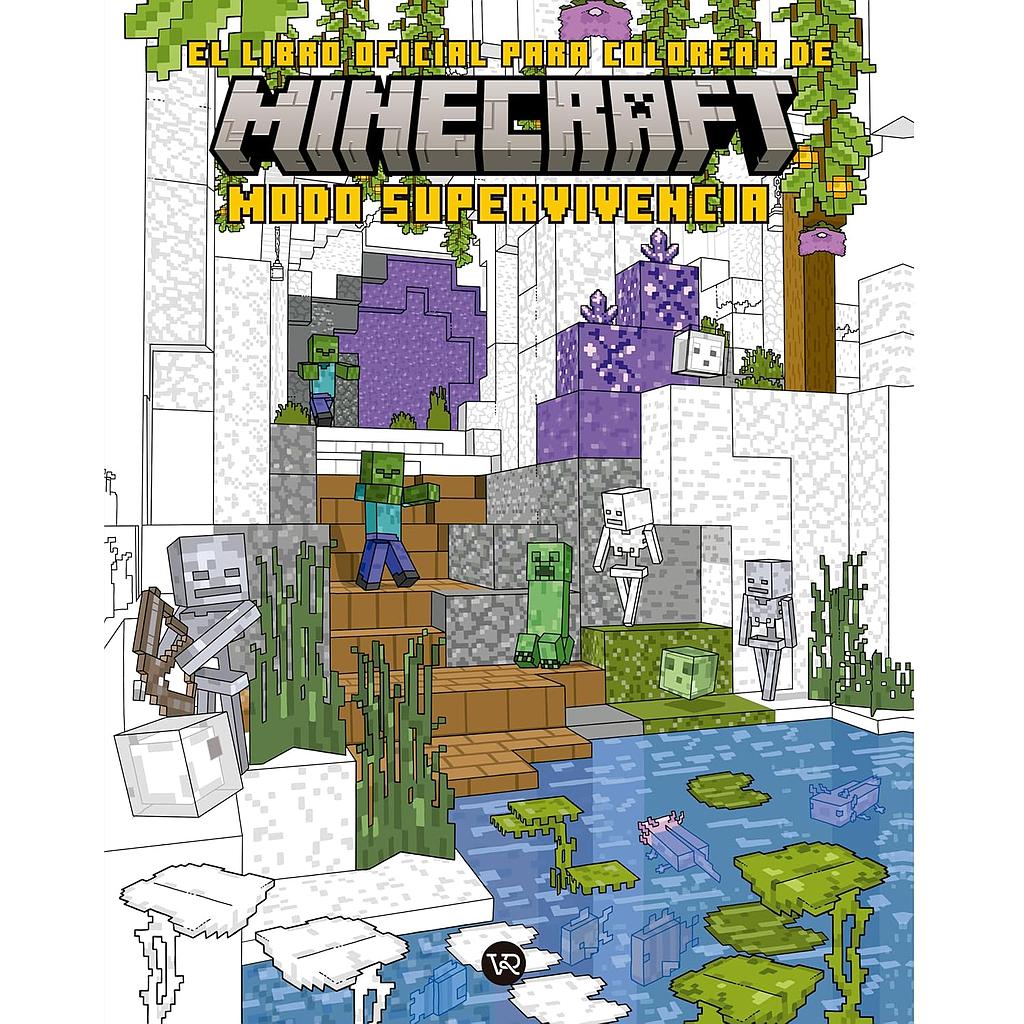 Minecraft el libro oficial para colorear