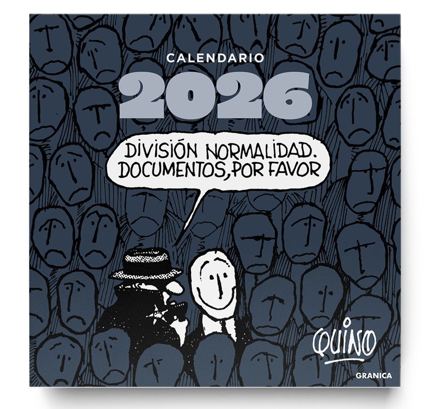 Quino 2026 calendario pared