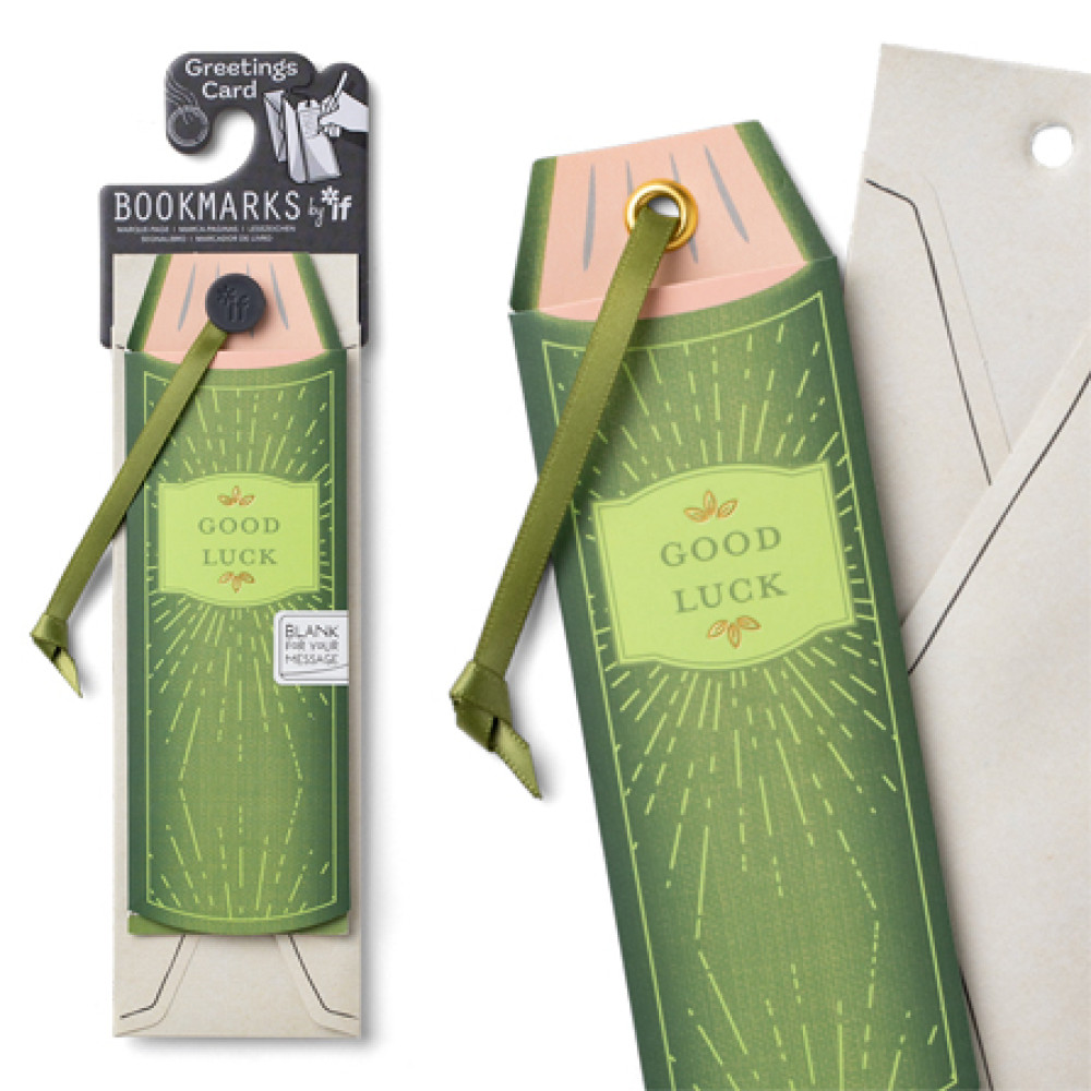 Bookmarks - Greetings Card Good luck