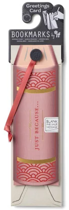 Bookmarks - Greetings Card Just because