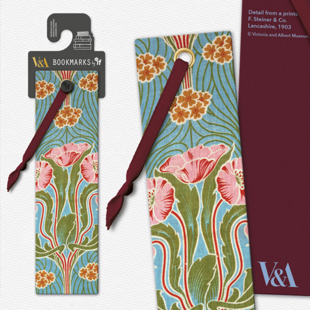 Bookmarks V&amp;A Steiner Poppies