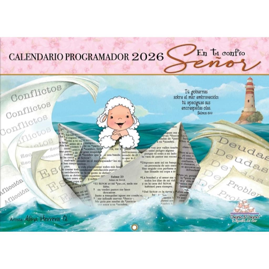 Calendario Ovejitas de pared 2026