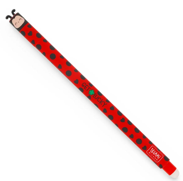 Lapicero Borrable Rojo Ladybug