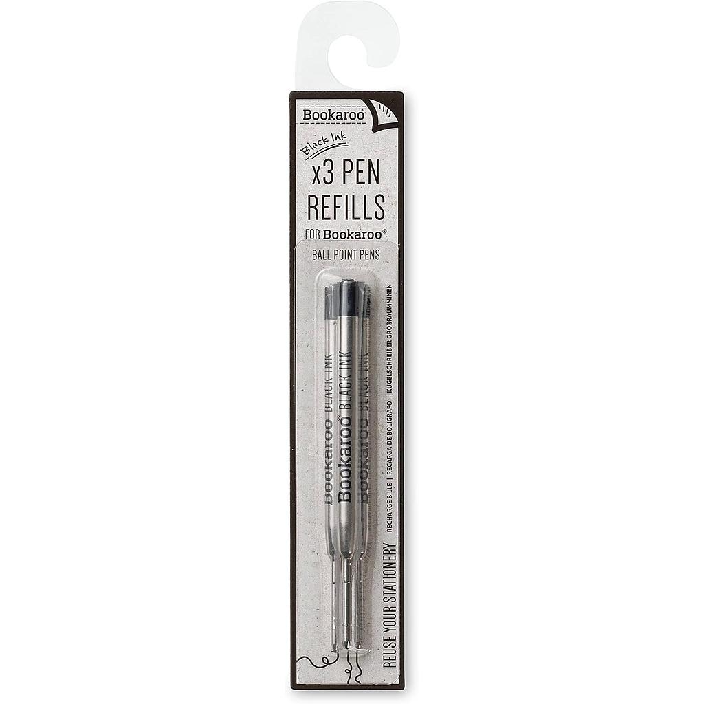 Bookaroo Pen Refills Black Ink