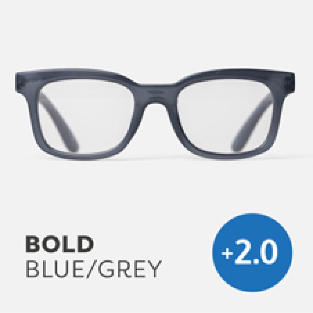 Easy Readers Bold Blue/Grey +2.0