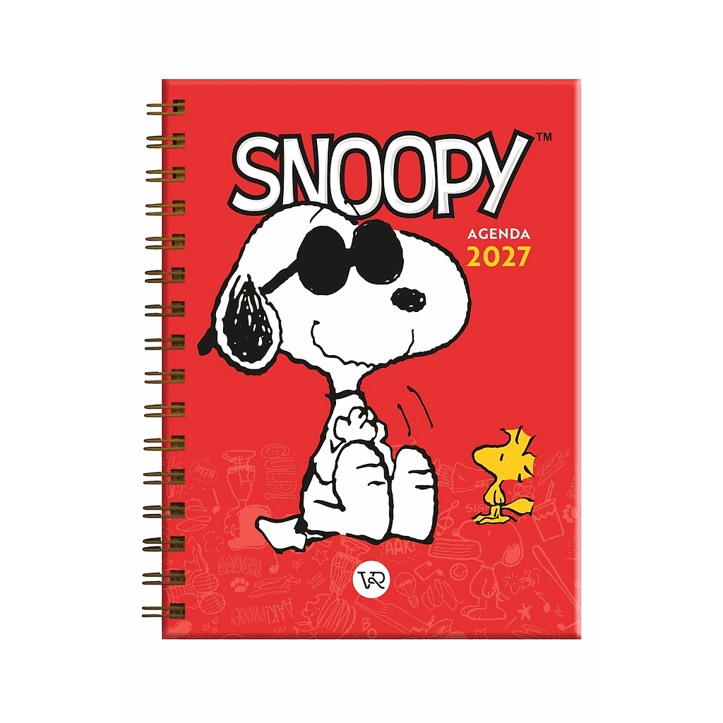 Agenda 2027 Snoopy - Roja