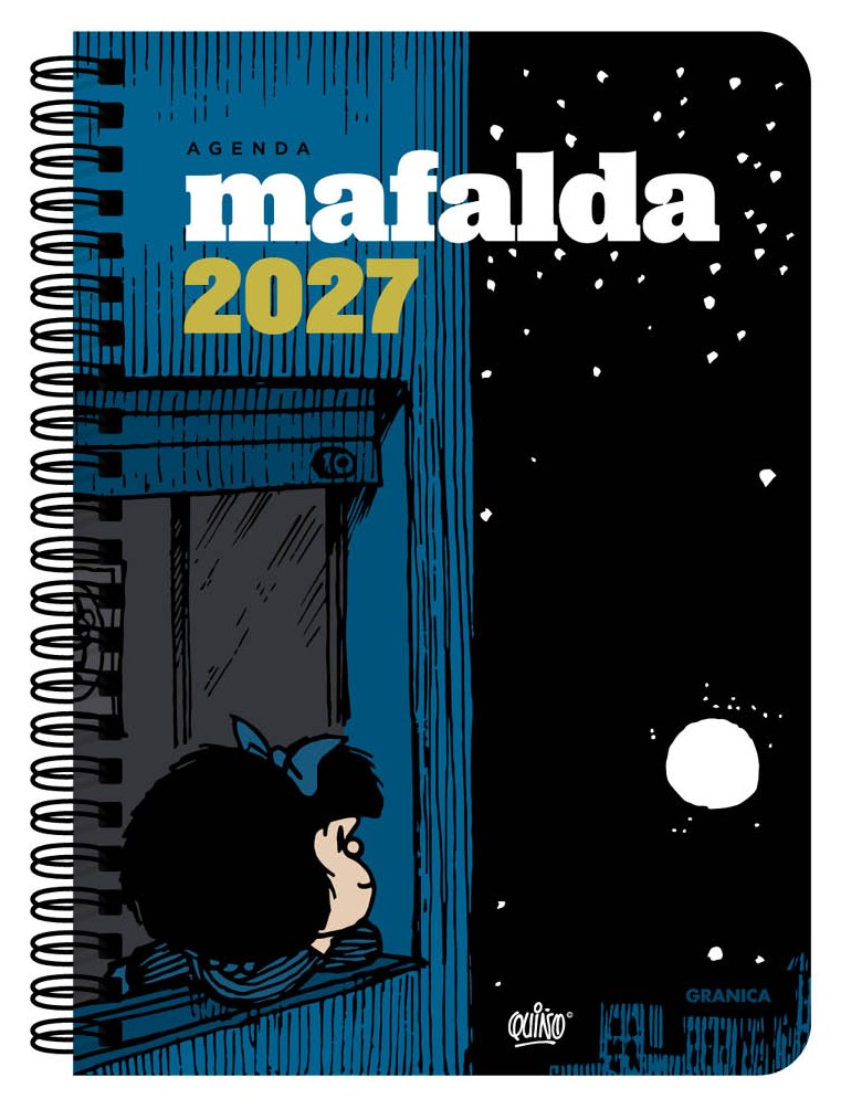 Agenda Mafalda 2027 dia por pagina XL