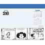 Mafalda 2026 Calendario de Escritorio Azul