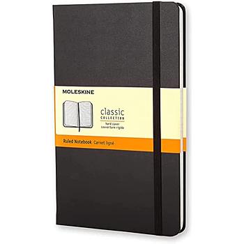 Moleskine Classic Notebook Ruled Black Large