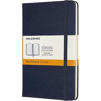 Moleskine Classic Notebook Ruled Blue Medium